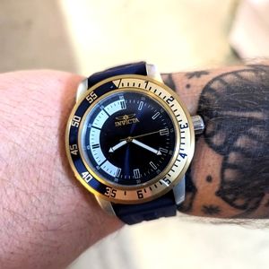 Invicta Watch blue and gold